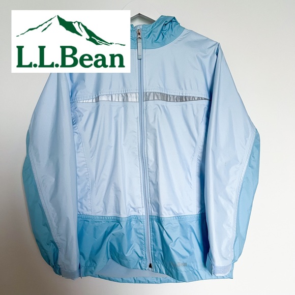 L.L. Bean Other - L.L.Bean Kids Fleece Raincoat in Light Blue Size XL (18)